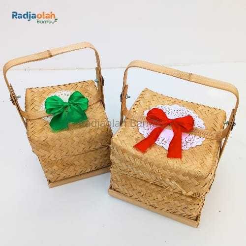 Besek susun 2 jinjing/Pipiti susun jinjing/Besek pipiti susun/Besek catering susun/Besek hajatan sus