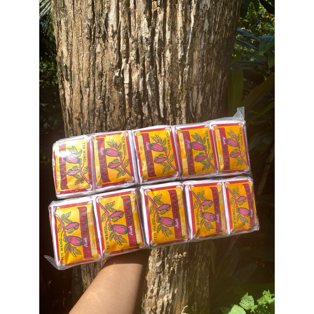 

TEH SOKLAT TEH TUBRUK CAP BUAH COKELAT 1 PACK ISI 5 TEH