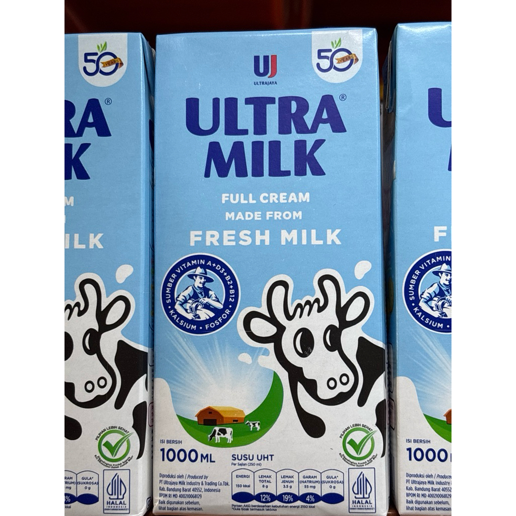 

susu UHT ultra milk 1L