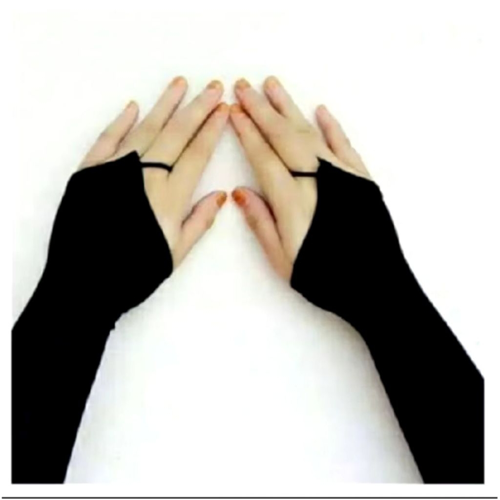 Handsock manset cincin polos / Manset cincin / Manset muslimah / Handsock manset cincin / Cincin pol