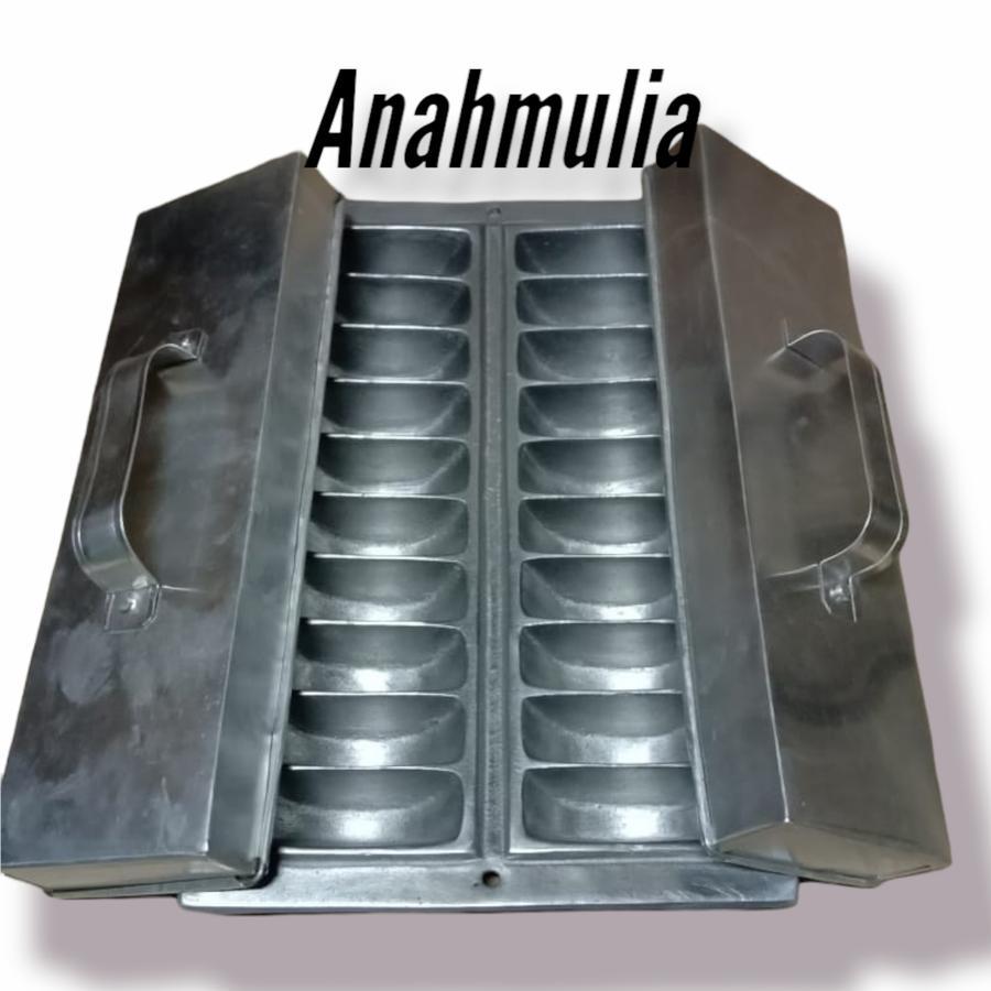 Loyang Cetakan kue Bandros Pancong pukis 20 lubang Aluminium