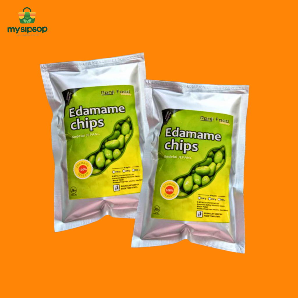 

Edamame Chips (Kedelai Jepang) Cemilan Sehat Cemilan Diet 100gr Makanan Diet Makanan Sehat