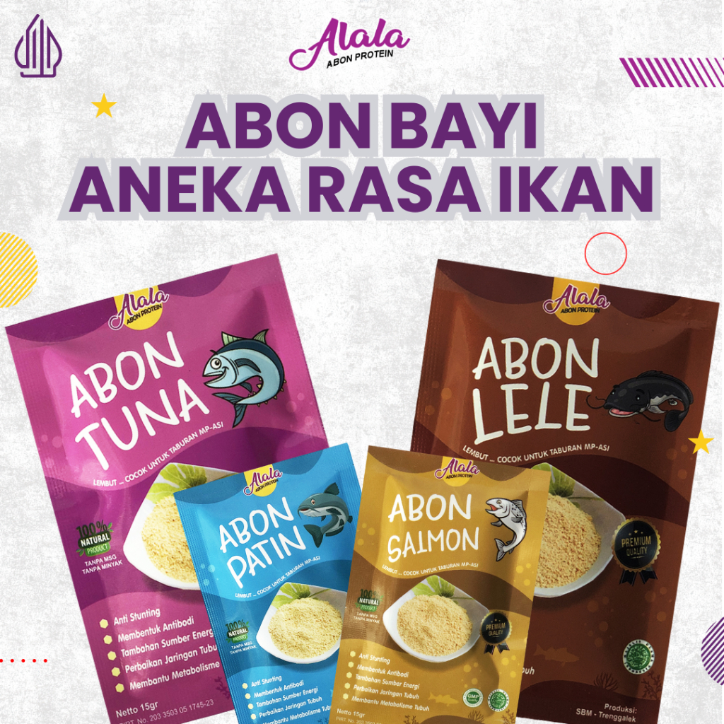 

ABON SACHET MPASI BAYI NON MSG PENAMBAH NAFSU MAKAN BB BOOSTER ALALA 15G