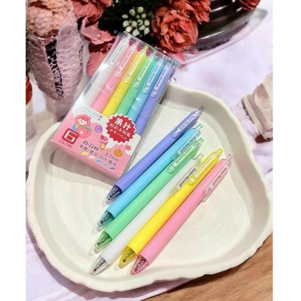 

PULPEN 6WARNA GEL SWEET MORANDI 0.7mm CUTE