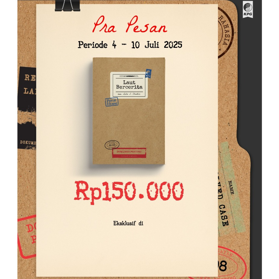 

Novel Fiksi Sejarah Laut Bercerita Spesial Cetakan ke-100 karya Leila S. Chudori Kepustakaan Populer Gramedia Samabuku
