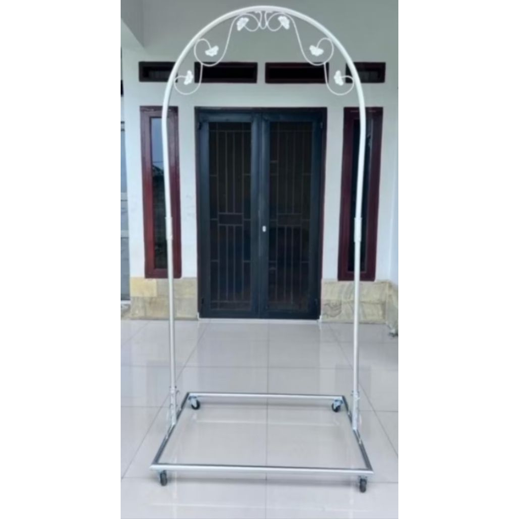 AYUNAN BAYI PORTABLE + RODA BAHAN BESI HOLLOW ANTI PATAH