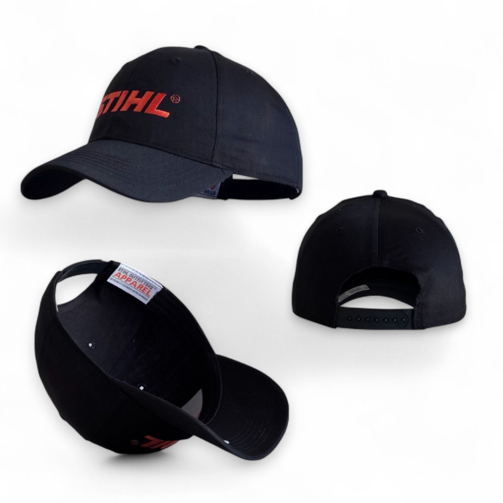 TOPI APPAREL STIHL ONE SIZE WARNA HITAM