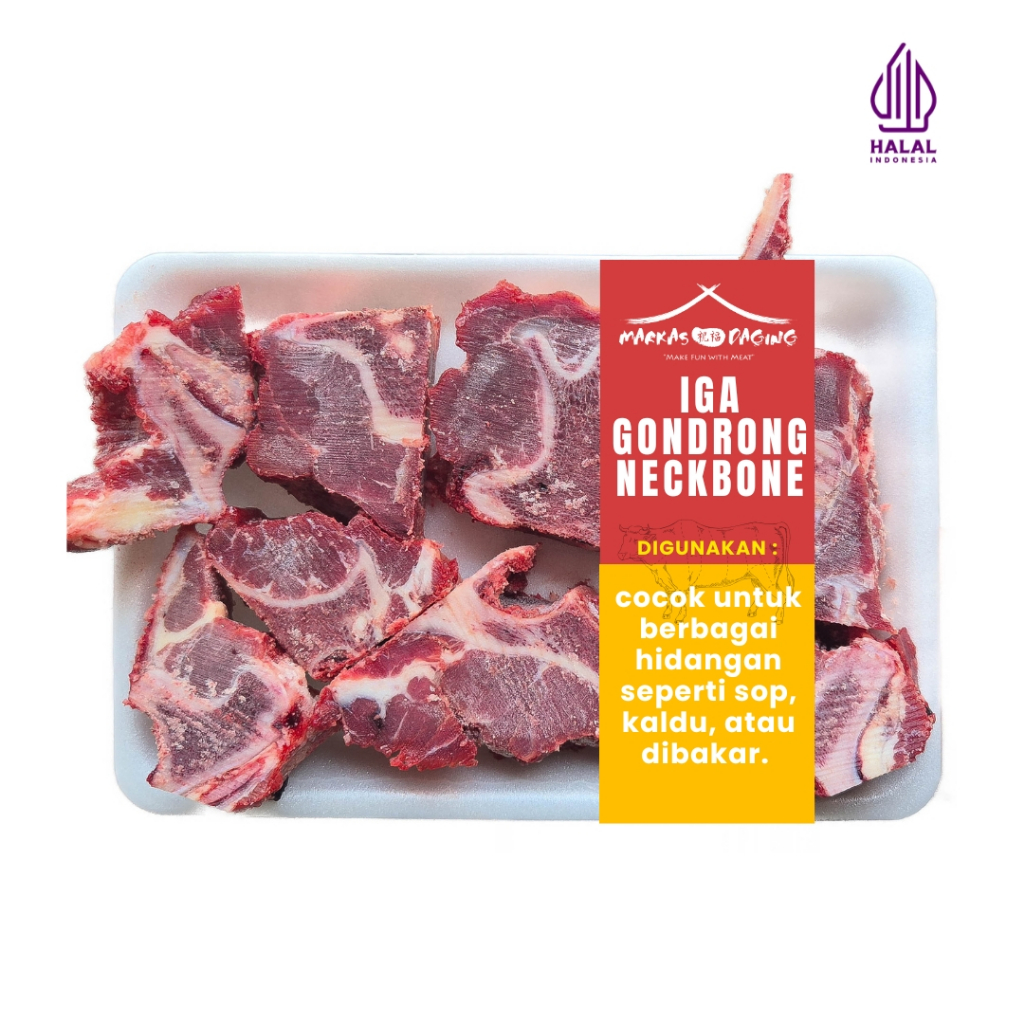 

Iga Gondrong Neckbone 1kg - Markasdaging