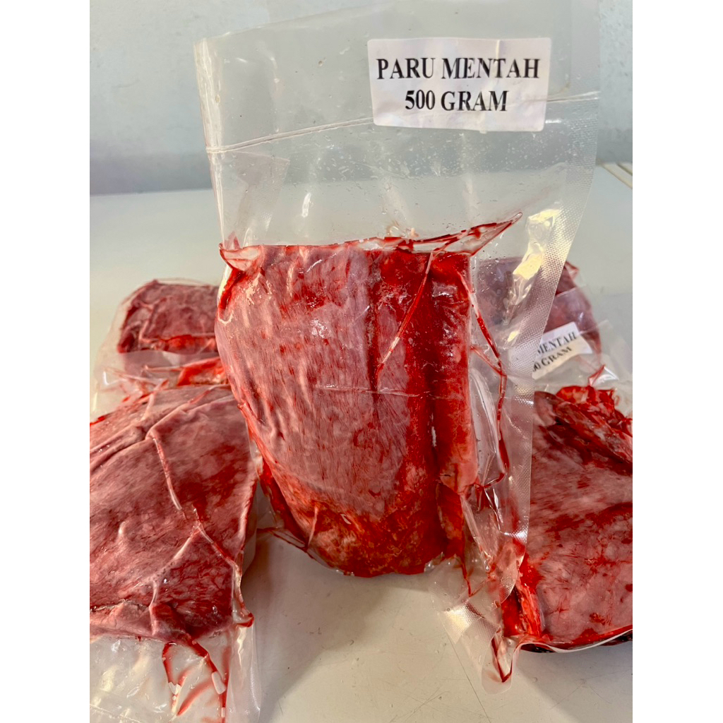 

Paru Sapi Alvey – Daging Paru Mentah Kemasan Praktis, 100% Halal