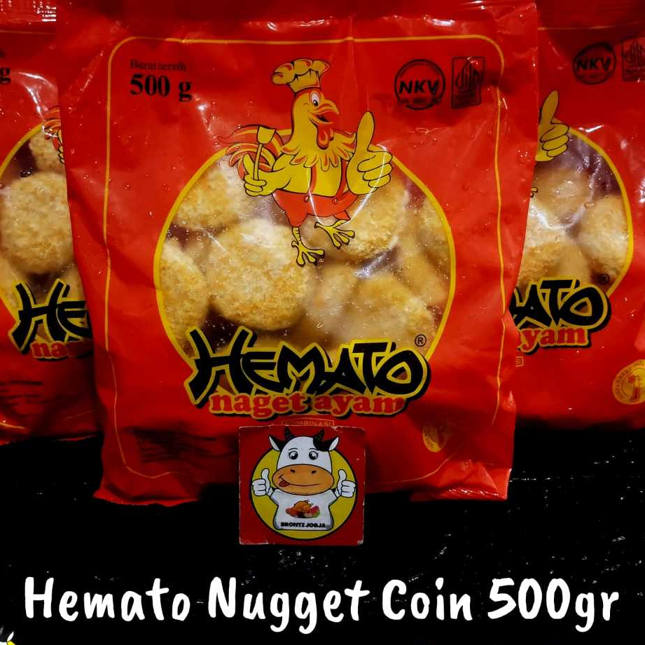 

HEMATO NUGGET AYAM COIN 500GR - FROZEN FOOD - BRONTZ JOGJA