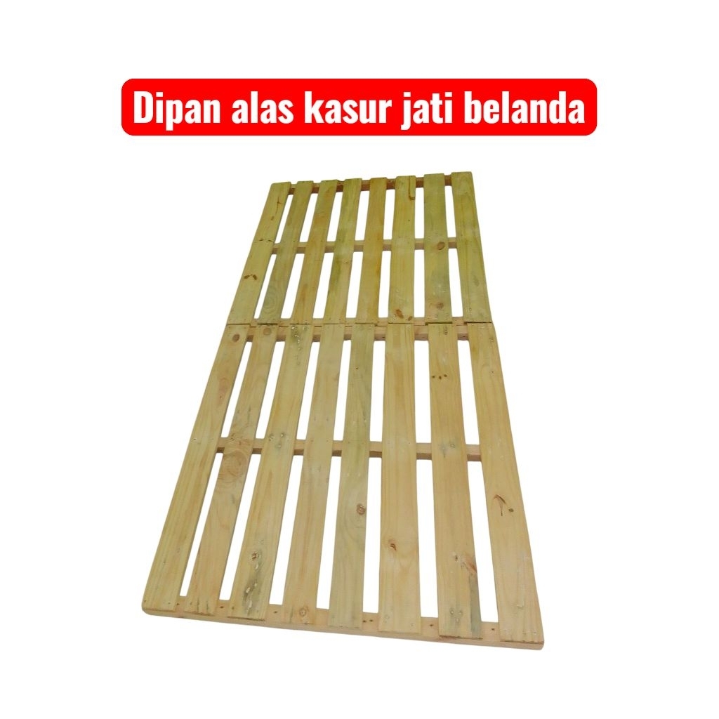 DIPAN KASUR jati belanda ukuran (80cm×200cm×6cm)