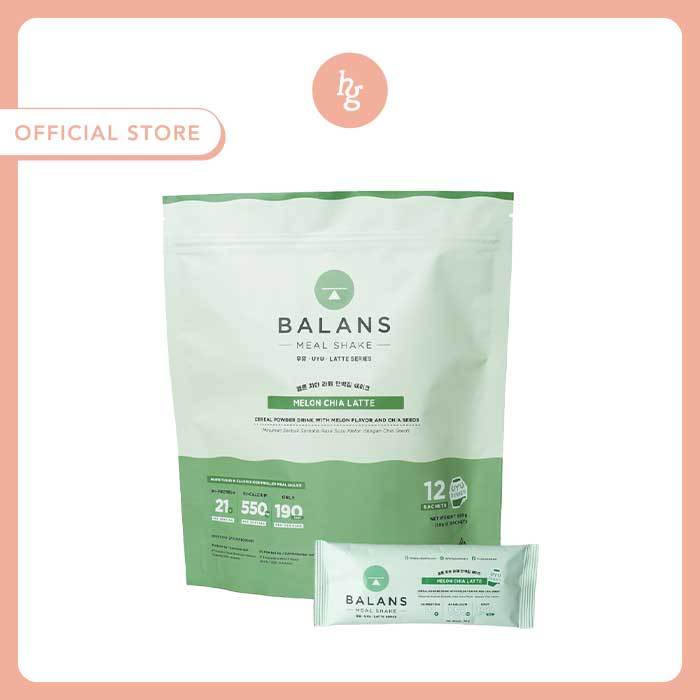 

Balans - Meal Shake Melon Chia Latte | 12 Sachet