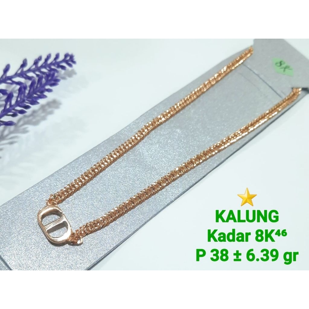 kalung rantai cd polos fashion 375/8k