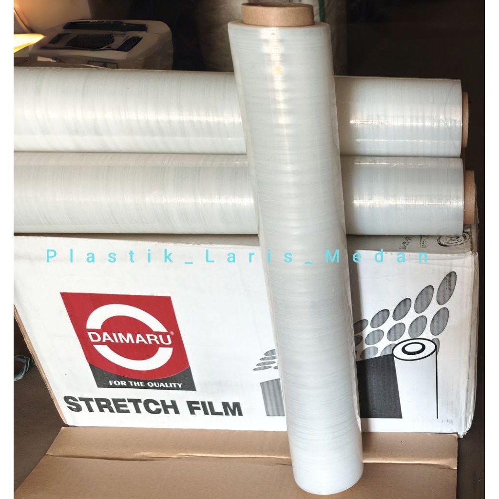 

Plastik wrap stretch film 50cm x 200Y