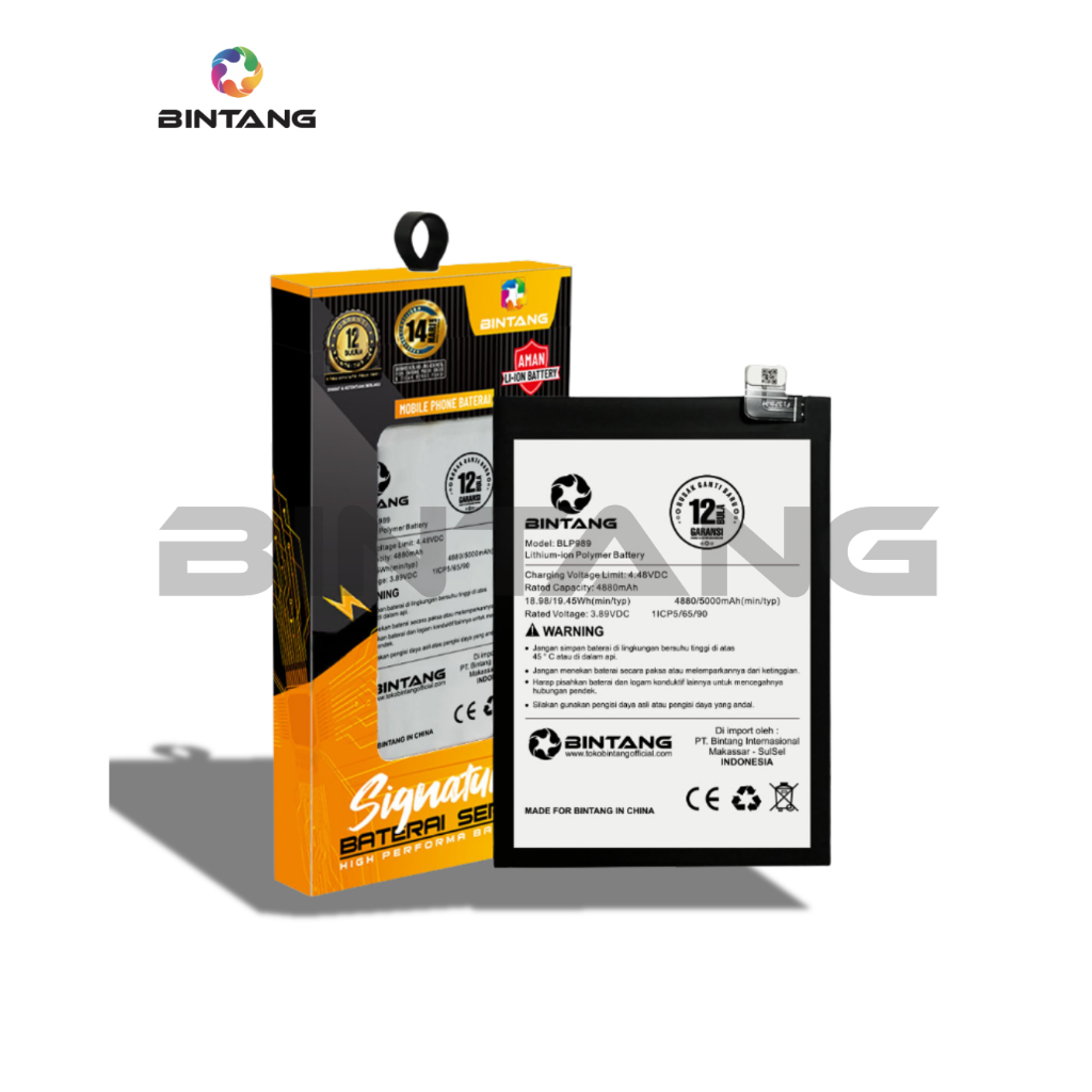 BATTERAI SS BINTANG OPPO A98 5G/BLP989 4880MAH