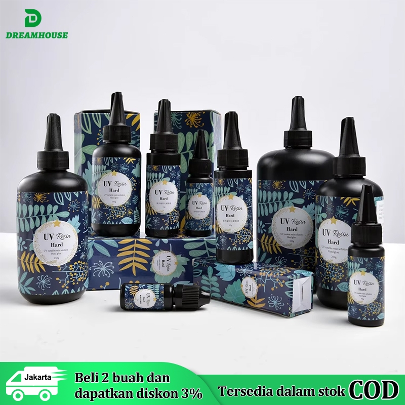 

200g Resin UV Bening/DIY Resin Clear/UV Resin Hard/Resin Ultraviolet Untuk Craft DIY