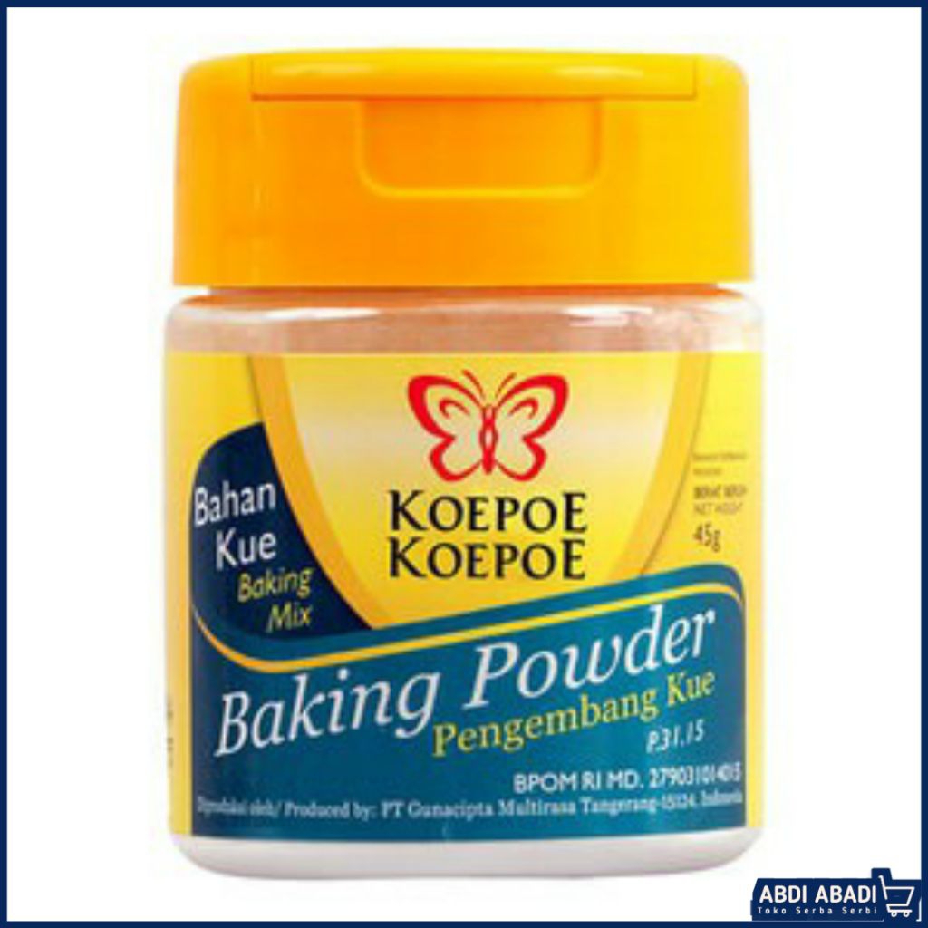 

Baking powder Koepoe Koepoe 45 gram Pengembang Kue