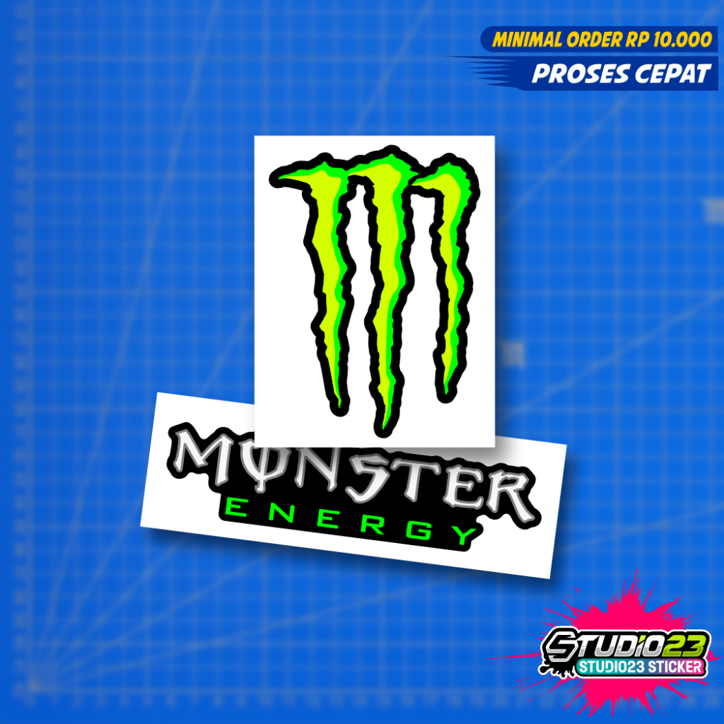 

Cutting Sticker Logo M 0NSTER variasi