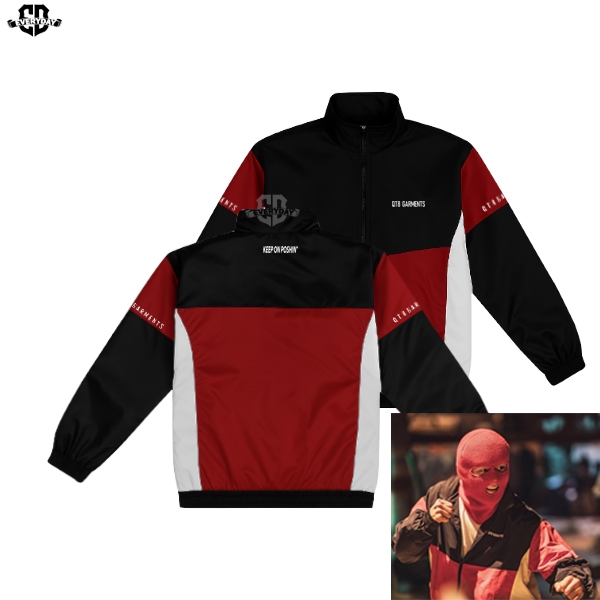 EVERYDAY Jacket Old Tracker One HIGH SCHOOL HEROES Outfit Kang Yun-gi Korean