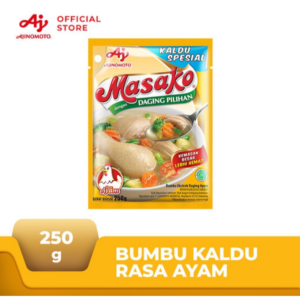 

Masako Bumbu Kaldu Penyedap Rasa 250 g