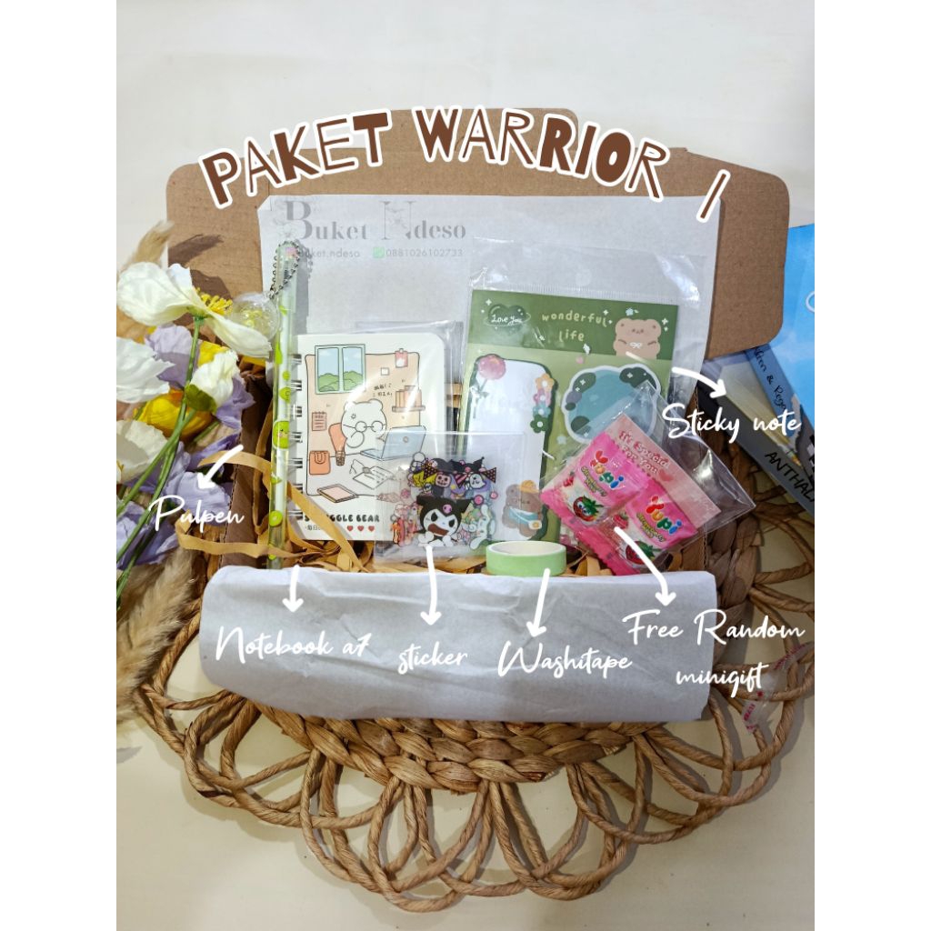 

PAKET WARRIOR I Gift box atk | gift box lucu | hampers box cewek | hampers box | aesthetic gift box