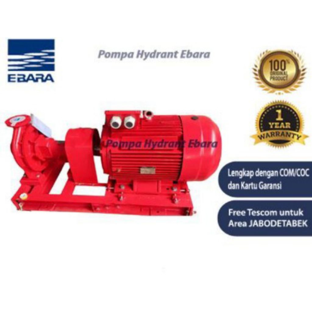 Pompa hydrant Ebara - Electric - 750 GMP 100 meter