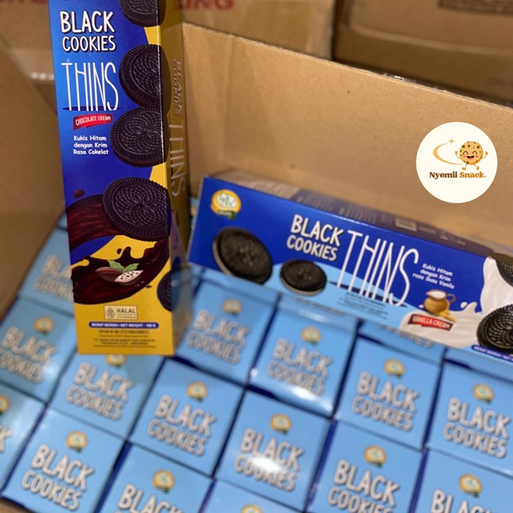 

Black Cookies Thins KARTONAN isi 24box berat 100gr