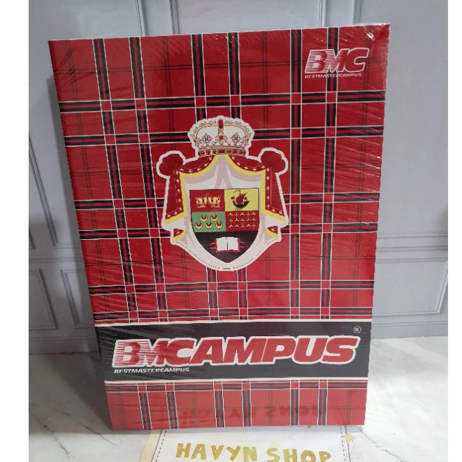 

(10pc) Buku Tulis Kampus Merek BMC Isi 50 Lembar Panjang Besar / Buku Tulis Sekolah