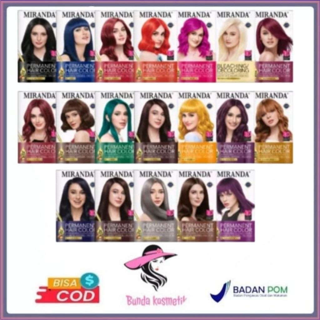 MIRANDA HAIR COLOR "PEWARNA RAMBUT"
