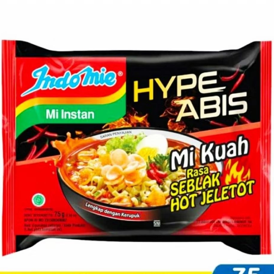 

indomie rasa seblak hot jeletot (5bks)