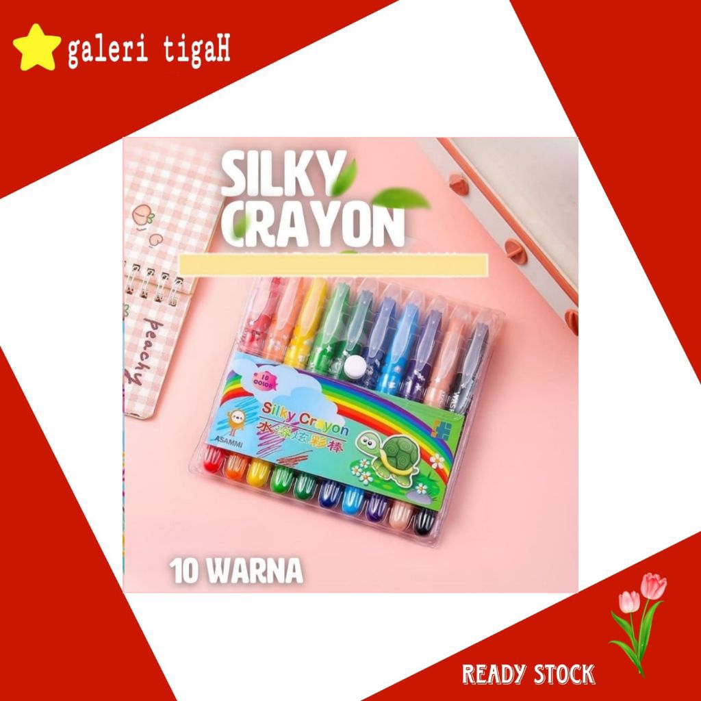 

galeri tigaH SILKY CRAYON ANTI-TOXIC – AMAN & MUDAH UNTUK ANAK