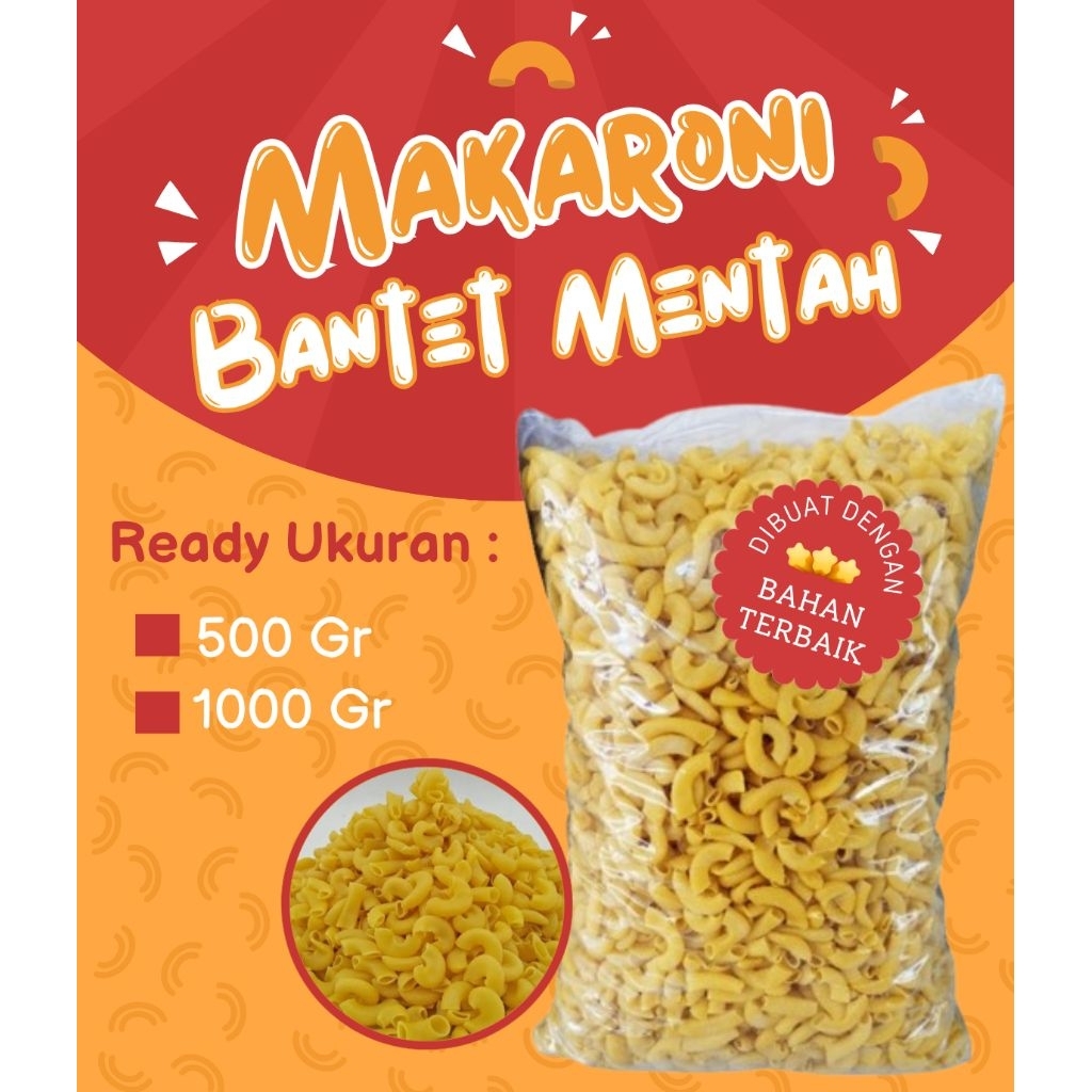 

MAKARONI MENTAH BANTET KONDANG 1KG SUPER GURIH PREMIUM