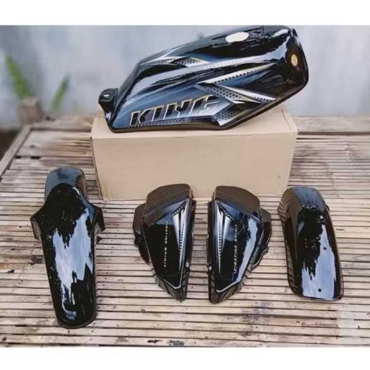 Paket Komplit Tangki Rx King Original Full Set Tahun 2008 Hitam Dan Merah