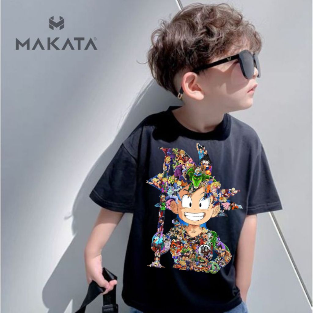 Baju kaos anak premium unisex usia 2-13thn DRAGON BALL