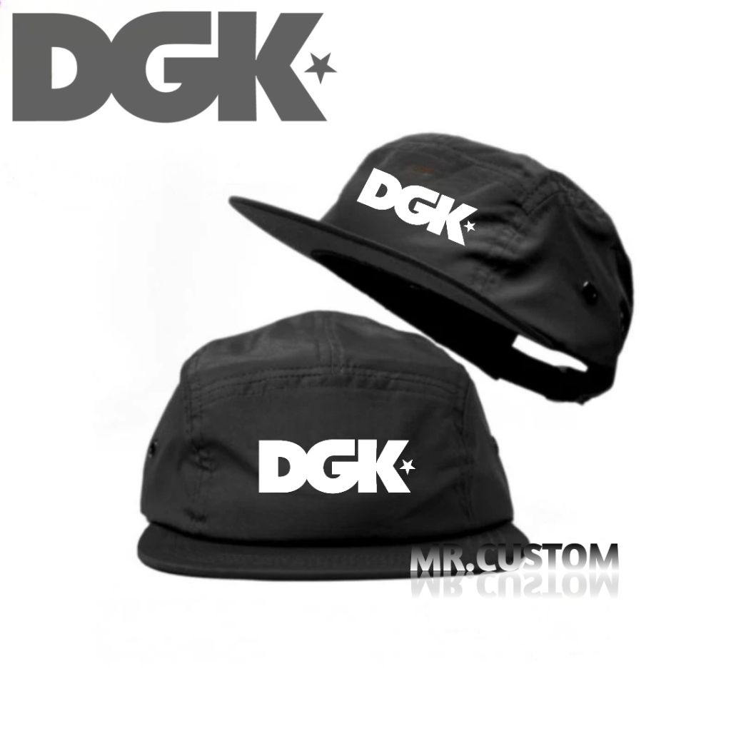 Topi 5 Panel DGK  - Topi Five Panel Lokal Brand - 5 Panel Pria Wanita Dewasa