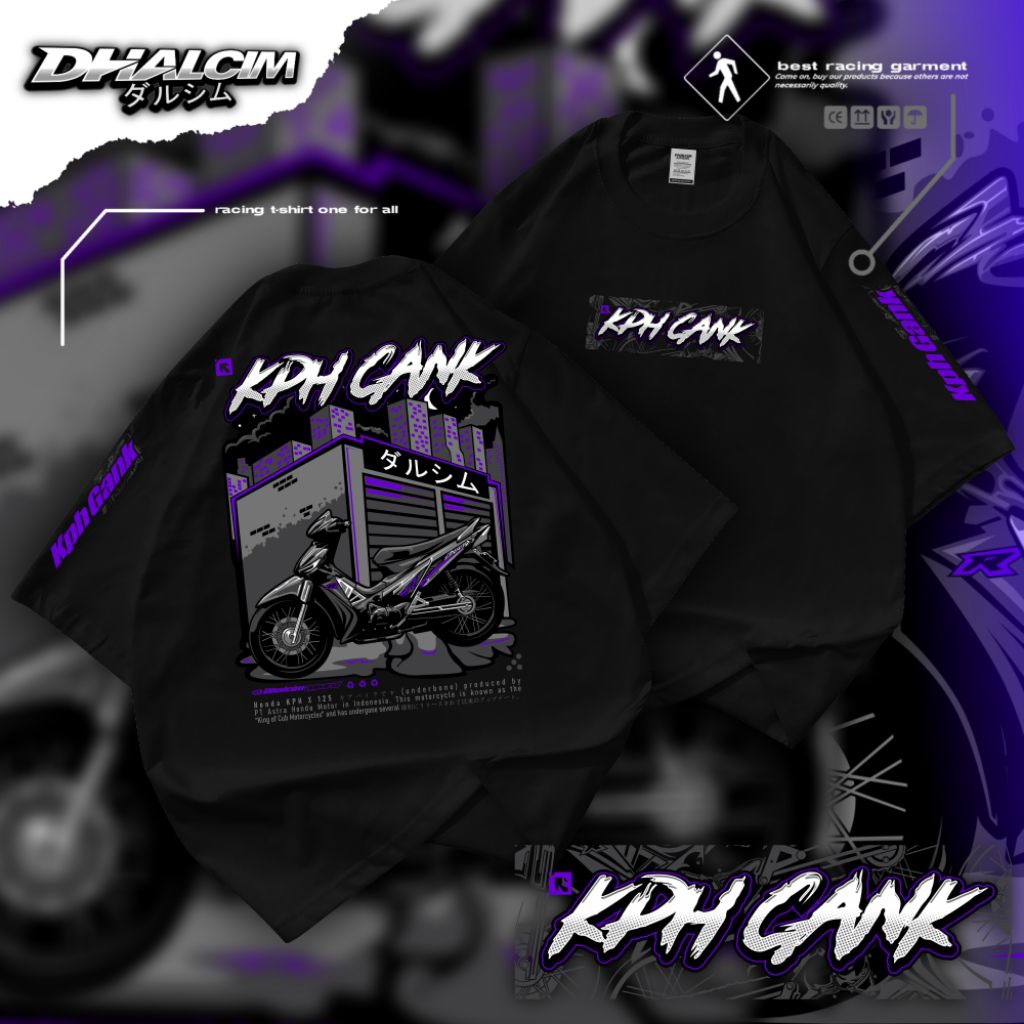 KAOS DISTRO KPH GANK RACING FUL COTTON 24S TEBAL| KAOS KPH GANK, T-SHIRT KPH GANK, KAOS KPH RACING, 