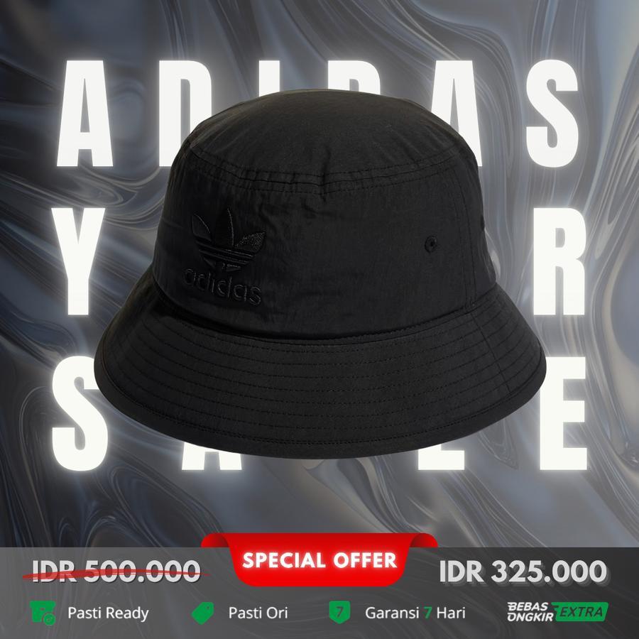 Topi bucket adidas originals adicolor archive bucket hat - Hitam