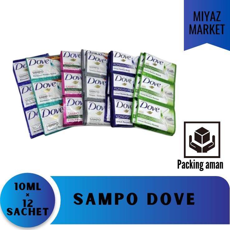❤MIYAZMARKET❤ Shampo Dove sachet / Sampo Dave Renceng / Shampo Dove / Sampo Dove Renceng