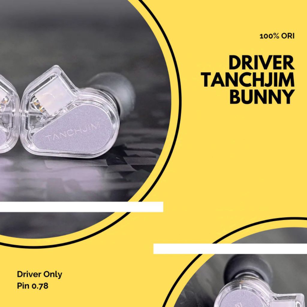 Tanchjim Bunny DMT4 Ultra Driver Only In Ear Monitor IEM Earphone - New
