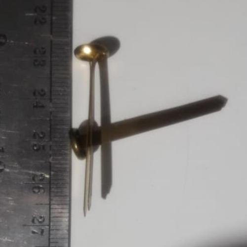 

PIN BRADS PAPER FASTENER Besi PENGIKAT PENJEPIT KERTAS DOKUMEN EMAS