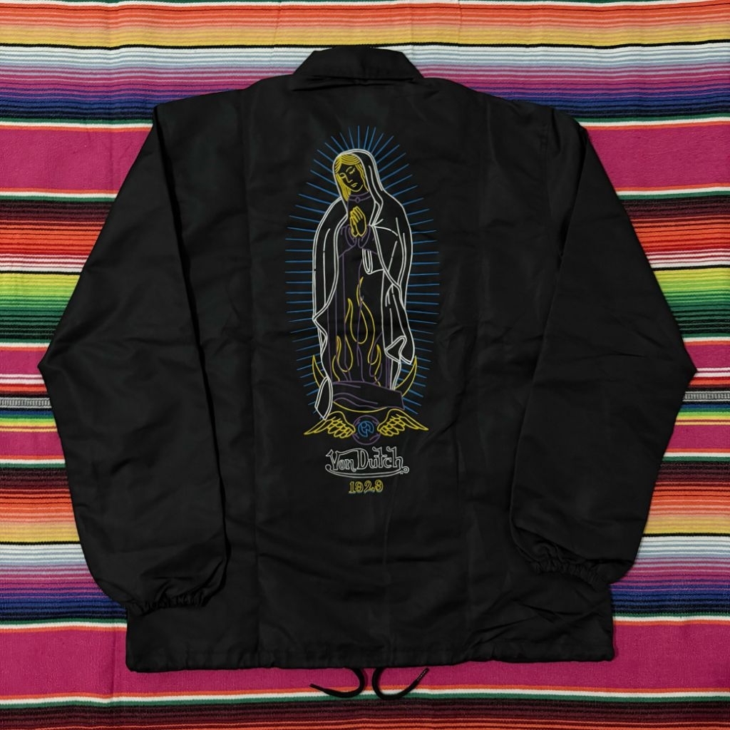 JAKET WIND BREAKER - VONDUTCH - L - HITAM ORIGINAL