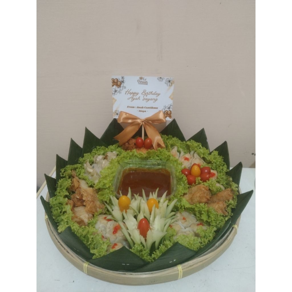 

Dimsum tampah birthday / dimsum tumpeng