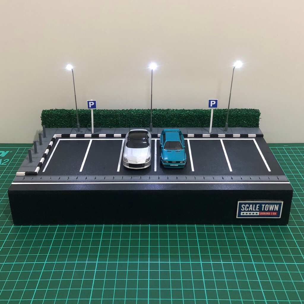 Diorama Parkiran 1:64