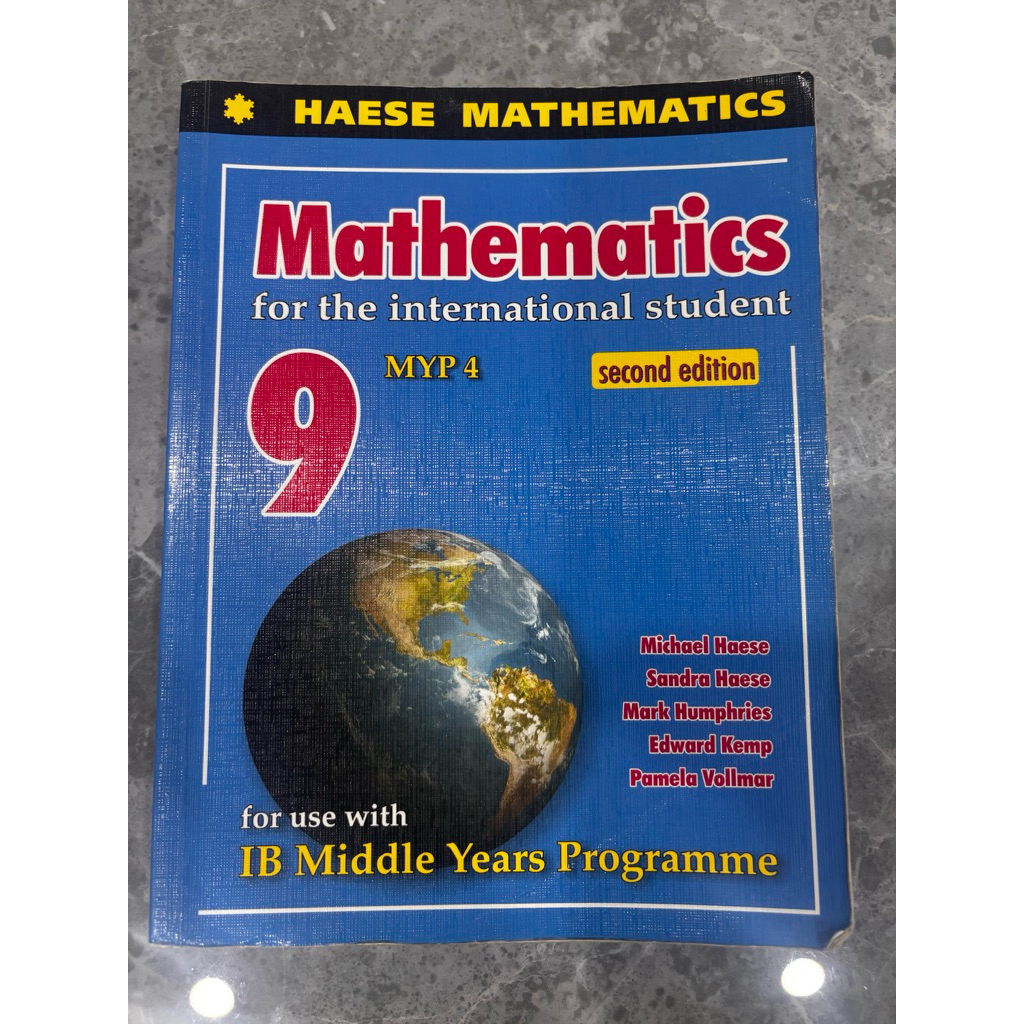 Haese Mathematics for International Student 9 Second Edition
