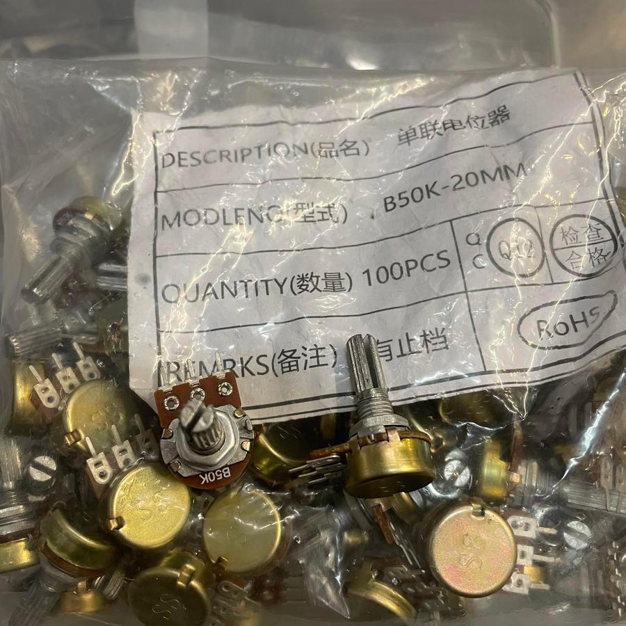 Potensio mono 50k 100k potensio meter mono 50k 100k potensio mono 50k potensio mono 100k