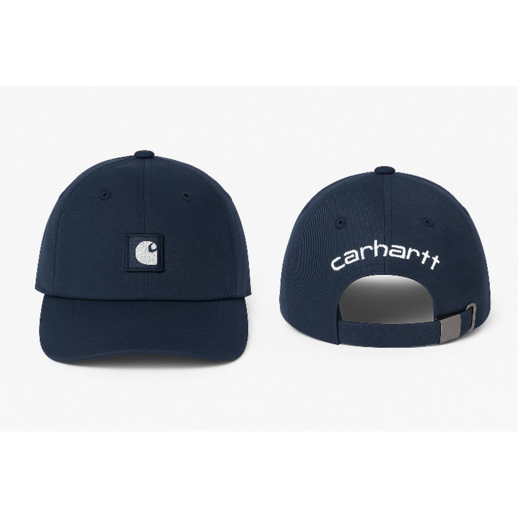 [DISKON]COD Topi Carhatt Topi dewasa unisex Topi baseball twill katun premium NAVY