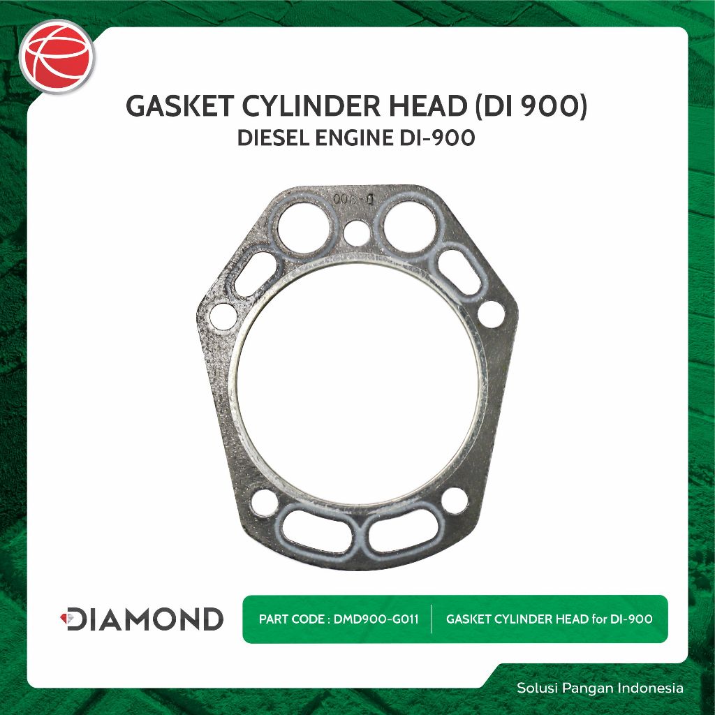 GASKET CYLINDER HEAD (DI 900) / SPAREPART FOR DIAMOND DIESEL ENGINE DI 900 / MESIN DIESEL 9HP / MESI