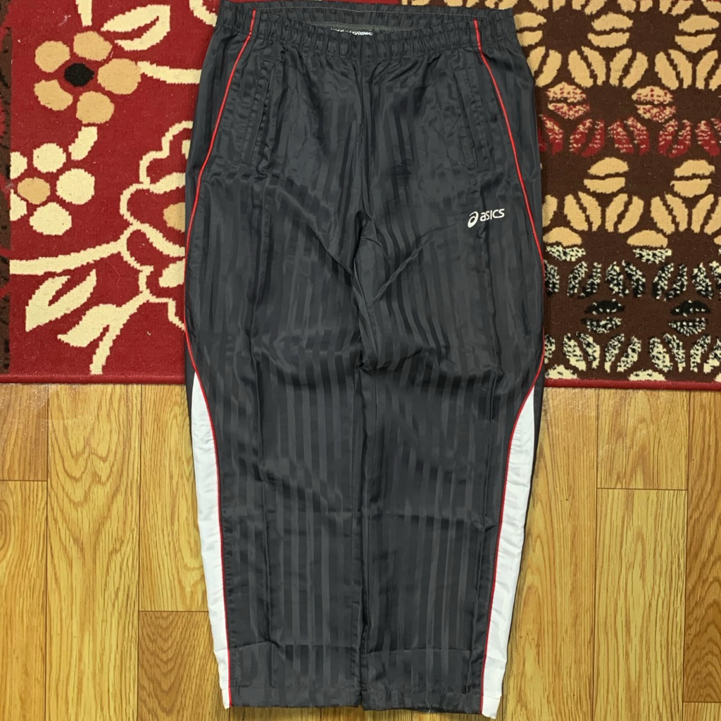 VINTAGE ASICS PARACHUTE PANTS SIZE 30-34 | TRACKPANTS PARACHUE ASICS | TRAINING PANTS ASICS | CELANA
