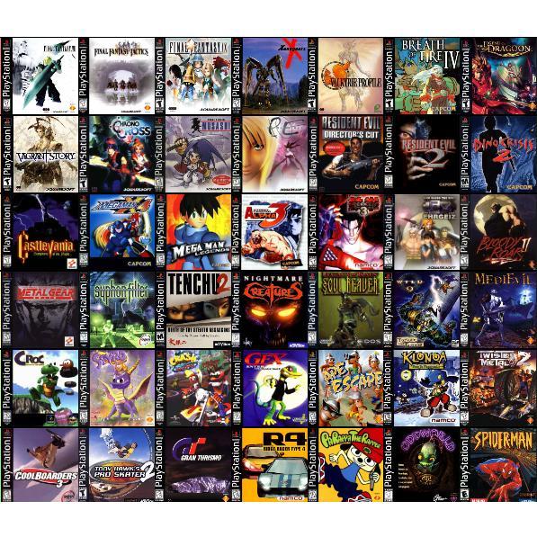 Kaset CD Game PS1 Burning Lengkap Bebas Pilih Judul