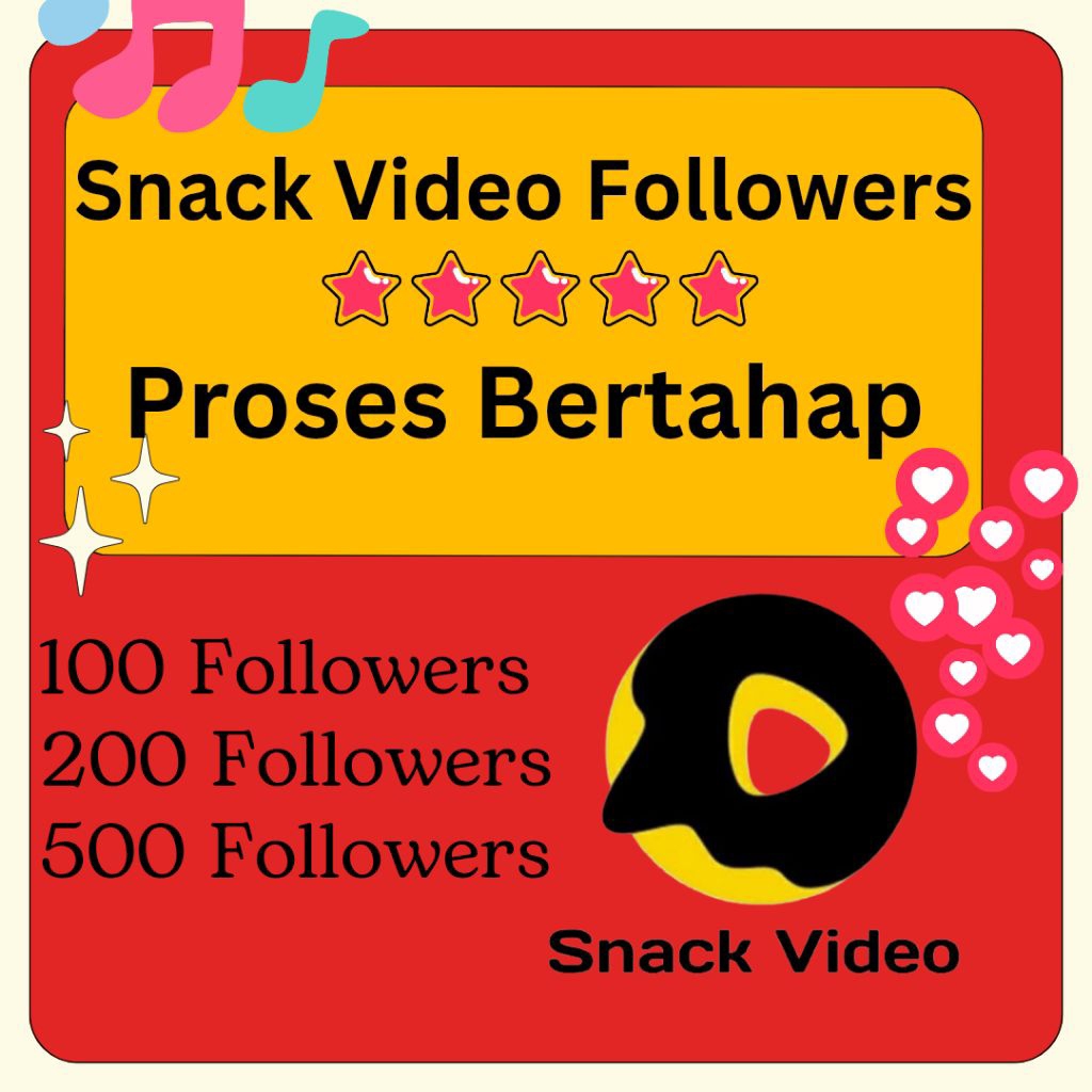 FOLLOWERS SNACK VIDEO 100%WORK